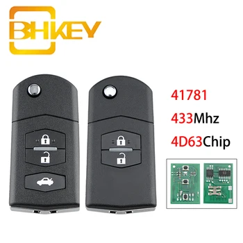 BHKEY 433Mhz 4D63 Chip Automobilio Nuotolinio Klavišą 