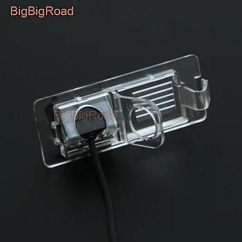 BigBigRoad Automobilio Galinio vaizdo Atbulinės eigos Kamera Skirta Renault Megane 2 II / Clio 4 IV 2012-2017 / Master 2010-Atsarginę Kamerą