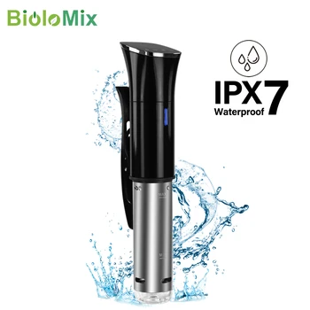 Biolomix 2-os Kartos IPX7 atsparus Vandeniui Sous Žiūrėk Pakrovimas, cirkuliacinis siurblys Dulkių Lėtai Viryklė su LCD Skaitmeninis Tikslios Kontrolės