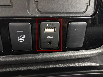 Biurlink Universalus 1,5 M Flush Mount Kabelis Automobiliai 3,5 mm USB AUX Male Jack Modifikuotų Lizdas 