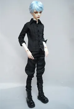 BJD doll drabužiai tinka dėdė 1/31/4 mados kietas rodo, plonos kelnės, klasikinis juodas vyras pinigų asmenybės lėlės priedai