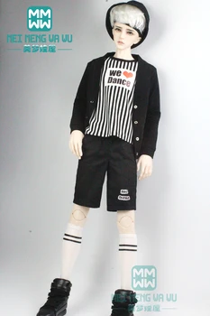 BJD priedai lėlės drabužius 65--72cm BJD dėdė mados cardigan, šortai, marškinėliai
