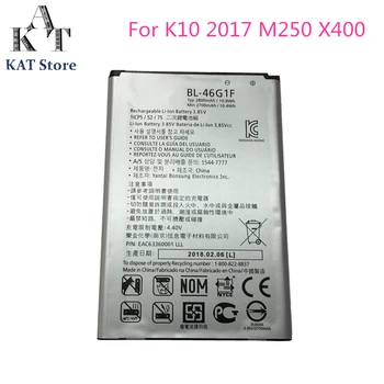 BL-46G1F 2800mAh Telefono Baterija LG K10 2017 M250 MS250 X400 LŽJ-K121K K425 K428 K430H Baterijos Pakeitimo Aukštos Kokybės AAA