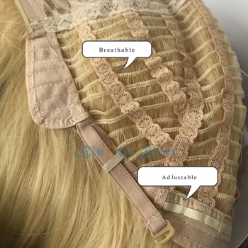 Blondinė Lolita Perukas Aukso JK Harajuku Pasakų Trumpas Tiesiai BOBO Saldus Kirpčiukai Merginos Cosplay Sintetinių Plaukų