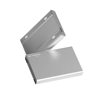 Blueendless 2020 Sidabro HDD Sata į USB 3.0 Kietojo Disko Gaubtas, Aliuminio 2.5' Caddy Atveju Darbalaukio Išorinį Kietąjį Diską&30