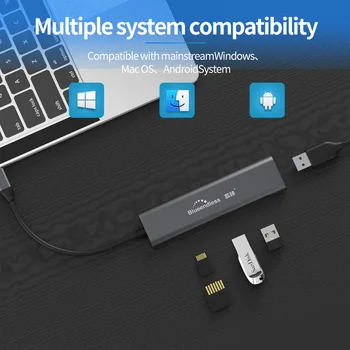 Blueendless usb c hub USB3.1 Tipas, C, 5-port USB3.0 Didelio Greičio usb palaikymas 5Gbps 