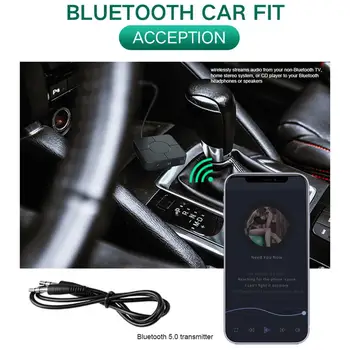Bluetooth 5.0 Garso Imtuvas, Siųstuvas 3.5 mm AUX Lizdas RCA Dongle Stereo USB Bevielio ryšio Adapteris Su Mic Automobilių TV PC Ausinių