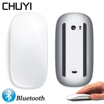 Bluetooth 5.0 Wireless Magic Mouse Įkrovimo Lazerio Silent Arc Touch Ultra-Plonas Pelėms Apple Macbook