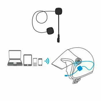 Bluetooth 5.0 Šalmas, Rankų Įrangos Garsiakalbis Aksesuaras Belaidžio Motociklo Domofonas Ryšio Ausinės Su Mic Stereo 2019