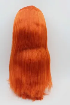 Blygirl Blyth lėlės Orange kirpčiukai tiesūs plaukai, lėlės NĖRA.5T104 įprastą kūno 7 sąnarių kūno odą, balta
