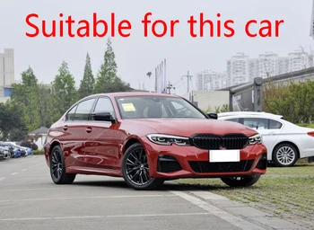BMW 3 Serijos G20 2019-2021 Automobilių Aksesuarai iš Nerūdijančio Plieno Galinis Kamieno Nusitrinti Plokštė Durų Slenksčio Apima Liejimo Garnyras