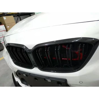 BMW F22 F87 M2 2019 2020 Bamperio Grotelių Rėmo Dangtis Anglies Pluošto Priekinės Grotelės Rėmo Akių Dangtis