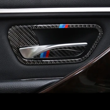 BMW serija 3 4 3GT F30 f31 F32 F34 vidaus duris anglies pluošto, kuriems durų lipdukas