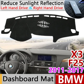 BMW X3 F25 2011 2012 2013 2016 2017 neslystantis prietaisų Skydelio Kilimėlis Padengti Trinkelėmis skėtį nuo saulės Dashmat Kilimų Žaliojo Automobilių Reikmenys