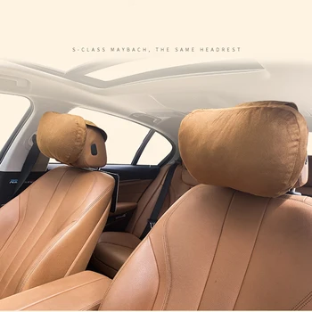 BMW X5 G05 2019 Priedai 2020 Automobilių Kaklo Pagalvės Auto Sėdynės Kaklo Poilsio Suede Galvos atramos Raštas Pagalvėlės Atlošo Pagalvėlė