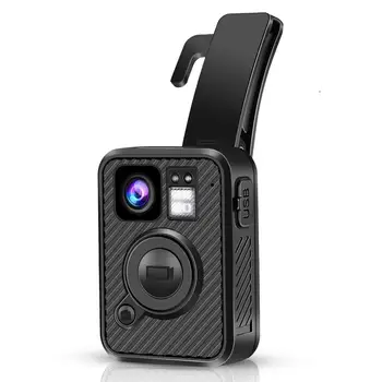 BOBLOV HD 1440P BodyCan Dėvėti Kamera F1 DVR Vaizdo Apsaugos Kameros ir SPINDULIŲ Naktinio Matymo Nešiojami Mini Kameros 32GB GPS Policijos Kameros