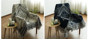 Bohemijos Sofos Antklodė Namų Kelionės Geometrinis Mesti Antklodę Lovatiesė Šiuolaikinė Apdaila Slipcover Kėdė, Sofa Cover Už Kambarį