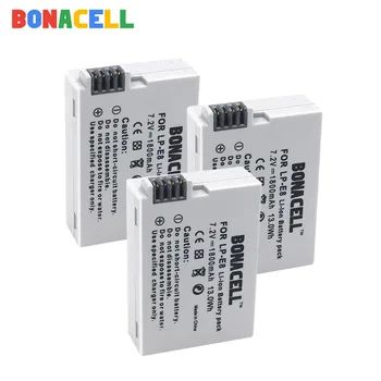 Bonacell LP-E8 LP E8 LPE8 Fotoaparato Baterija +Dual Kroviklis Canon EOS 550D 600D 650D 700D Kiss X4 X5 X6i X7i Rebel T2i T3i T4i