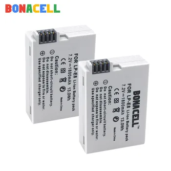 Bonacell LP-E8 LP E8 LPE8 Fotoaparato Baterija +Dual Kroviklis Canon EOS 550D 600D 650D 700D Kiss X4 X5 X6i X7i Rebel T2i T3i T4i