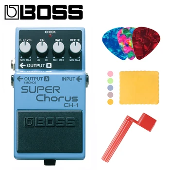 Bosas CH-1 Audio Stereo Super Choras Efektų Pedalas už Gitaros ir Klavišinių Paketas su Susitvarko, Poliravimo Audinys ir Styginiams Vijurkas