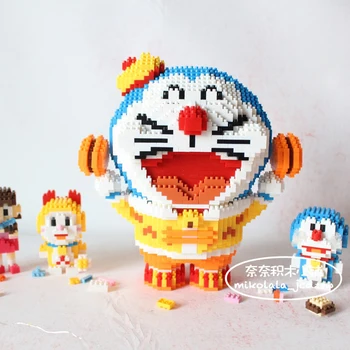 BOYU 7097 Doraemon Katė Mėlyna Robotas Gyvūnų Dorayaki Maisto 