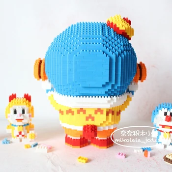 BOYU 7097 Doraemon Katė Mėlyna Robotas Gyvūnų Dorayaki Maisto 