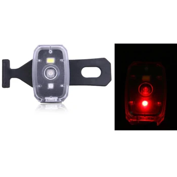 Brand New Karšto Dviračio Žibintas Įkraunamas LED USB Dviratį Uodegos Šviesos Dviračių Įspėjamoji Lemputė už Kelių Dviratį MTB Dviračių Dalys