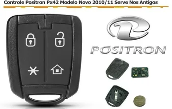 Brazilija Senas Pozitronų Automobilių Signalizacijos 4 Mygtuką Nuotolinio Pagrindinių Kontrolės 433.92 mhz