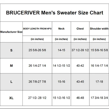 BRUCERIVER Vyrų Vilnos Mišinys Crewneck Sweater su pagrindiniais Konstrukcijos