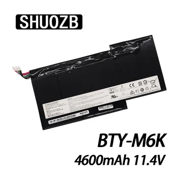 BTY-M6K Nešiojamas Baterija MSI MS-17B4 MS-16K3 GS63VR 7RG-005 GF63 Plonas 8RD-031TH 8RC GF75 Plonas 3 8RC 9SC SHUOZB 4600mAh