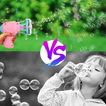Burbulas mašina ventiliatorius bubble gun gimtadienio dekoracijos vaikams muilo burbulas žaislai vaikams, vaikų vasaros žaislai