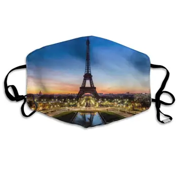 Burnos Kaukę, Paryžiaus Eifelio Bokštas Spausdinti Kaukės - Kvėpuojantis Aukščio Vėjo Nagų Mufelinė, Kempingas Veikia Moterų ir Vyrų
