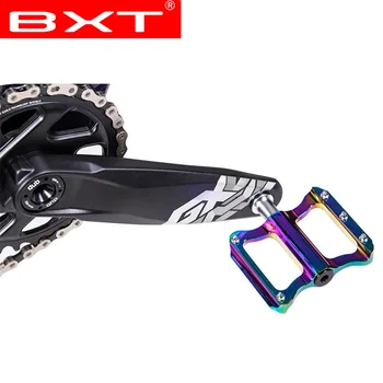 BXT Dviračių dalys aliuminio lydinio ultra light dviračio pedalas naudojamas kalnų keliais dviračio pedalas uždaromos dviračio pedalas