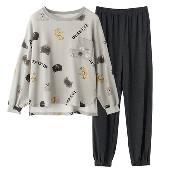 BZEL Žalia Sleepwear Rinkiniai Moterims Mielas Avokado Modelio Pižama, Medvilnės Trumpos Namų Drabužiai Karšto Pardavimo Femme Apatiniai Pijamas