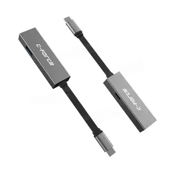 C-Force CF002 Nešiojamų Dock USB-C/Tipas-C į HDMI Adapteris Hub Konverteris PD Įkrovimo 1080P Perdavimo Kabelis skirtas Nintendo Jungiklis