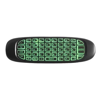 C120 RGB 3 spalvų Šviesą Skristi oro mouse Belaidė Klaviatūra su foniniu Apšvietimu G64 Įkrovimo 2.4 G Smart Remote control 