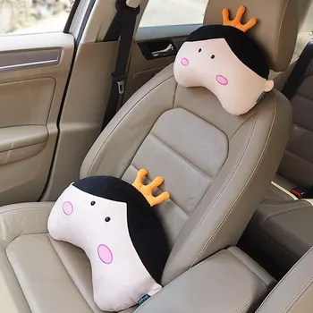 Candice guo pliušinis žaislas įdaryti lėlės animacinių filmų karalius ir karalienė minkštas automobilio kėdutės atrama galvai kaklo pagalvė juosmens pagalvėlė gimtadienio dovana
