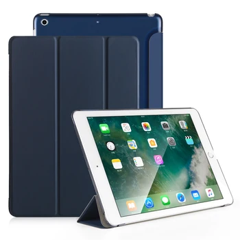 Case For iPad Pro 10.5 9.7 2017 2018 6-oji 7-oji 8-oji Karta Pu Odos Smart Cover iPad 10.2 Oro 2 3 2019 2020 PC Atveju Atgal
