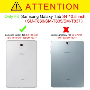 Case For Samsung Galaxy Tab S4 10.5 SM-T830 T835 dangtelis, Skirtas 