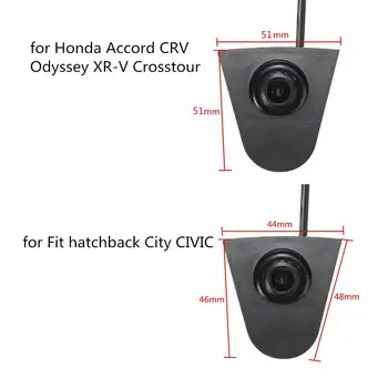 CCD HD Automobilio Priekyje Logotipas Priekyje vaizdo Kamera Stovėjimo Waterpr Honda XR-V Odyssey Sutarimu Civic CRV Spirior Crosstour Hečbekas Miestas