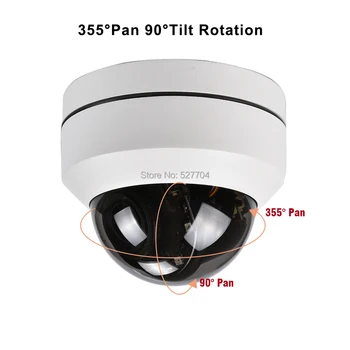 CCTV Saugumo TVI CVI HAINAUT 1080P Dome PTZ Kamera 4in1 Pan Tilt 2.8~12mm Objektyvas 4X zoom IR 50M IP66 atsparus Vandeniui Vandalproof UTC RS485