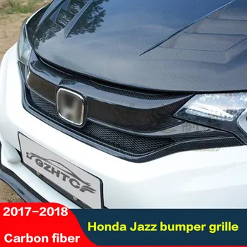 CEYUSOT Honda Fit Džiazo bamperio Lenktynių Grotelės, Dekoratyvinis 2017 2018 bamperis su Anglies pluošto grotelės akių padengti priedai GK5