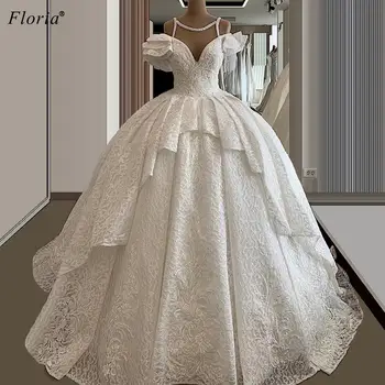 Chalatas De Mariee Balto Vestuvių Suknelės 2020 M. Specialios Nėrinių Princesė, Vestuvinių Suknelių Turkijos Nuotakos Suknelės, Vestidos De Novia Užsakymą