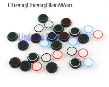 ChengChengDianWan 500pcs silikono bžūp Nykščio Rankena Bžūp Apima Kreiptuką, Dangteliai, Dangtelis PS4/XBOX VIENAS/XBOX360/PS3