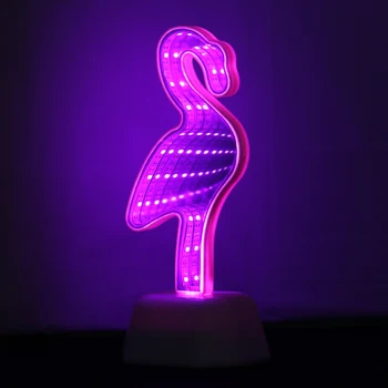 CHIBUY 3D Degančių LED Tunelio lempą InfinityMirror Tunelio šviesos diodų (LED) Namų Puošybai Šviesos Ženklas Tunelio Veidrodėlio Lemputė šviesos Stalo