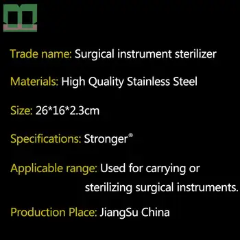 Chirurginių instrumentų sterilizer nerūdijančio plieno Oftalmologijos chirurgijos prietaisai ir įrankiai yra sterilizuotoms Medicinos dezinfekavimo dėžutę