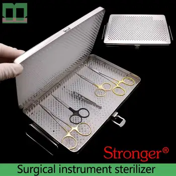 Chirurginių instrumentų sterilizer nerūdijančio plieno Oftalmologijos chirurgijos prietaisai ir įrankiai yra sterilizuotoms Medicinos dezinfekavimo dėžutę