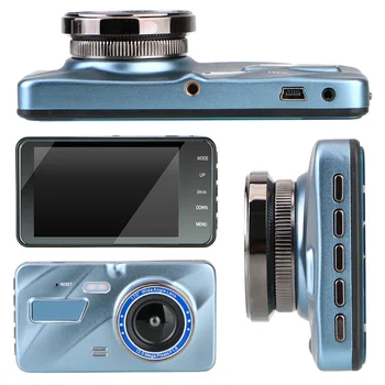 Ciklo Įrašymo Naktinio Matymo Dual Lens Auto Dvr Recorder DashCam Automobilių DVR Brūkšnys Cam 3.6