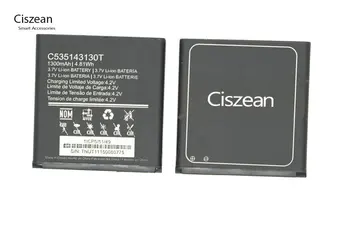 Ciszean 1x C535143130T 1300mAh / 4.81 Wh Mobiliojo Sumanaus Telefono Bateriją Už 