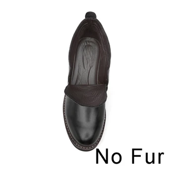 CLAX Vyrai Dykuma batai natūralios Odos Kulkšnies suknelė Įkrovos Vyrai laisvalaikio Bateliai Chukka Boot Rudens ir Žiemos Kailių chaussure homme Plus Size